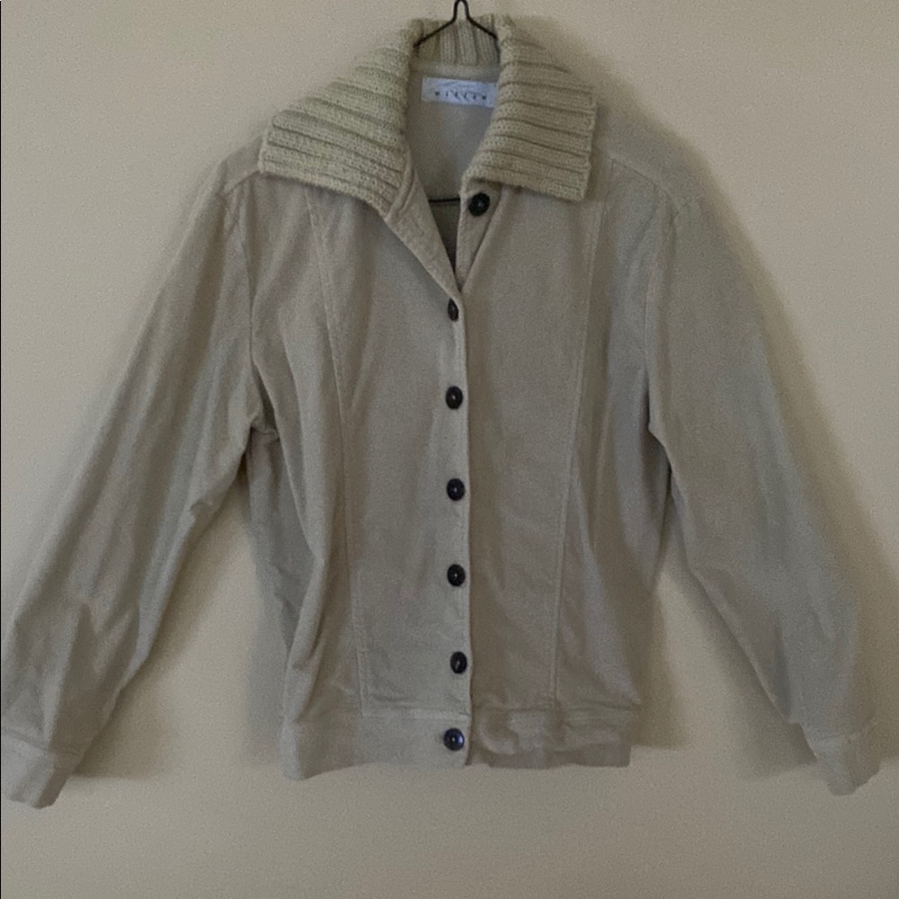 Women's Beige corduroy Jacket